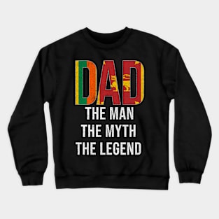 Sri Lankan Dad The Man The Myth The Legend - Gift for Sri Lankan Dad With Roots From Sri Lankan Crewneck Sweatshirt